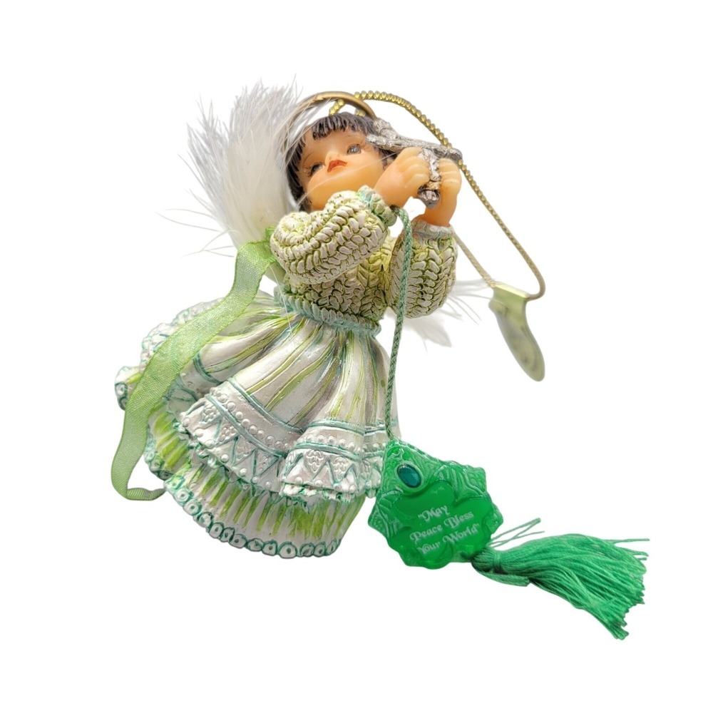 Ashton Drake Heirloom Ornament Victorian Angel Irish Blessings Holiday Decor